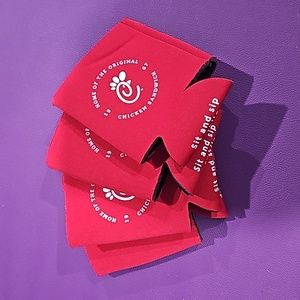 Chick-fil-a cup koozie cup holder sleeve set of 4
